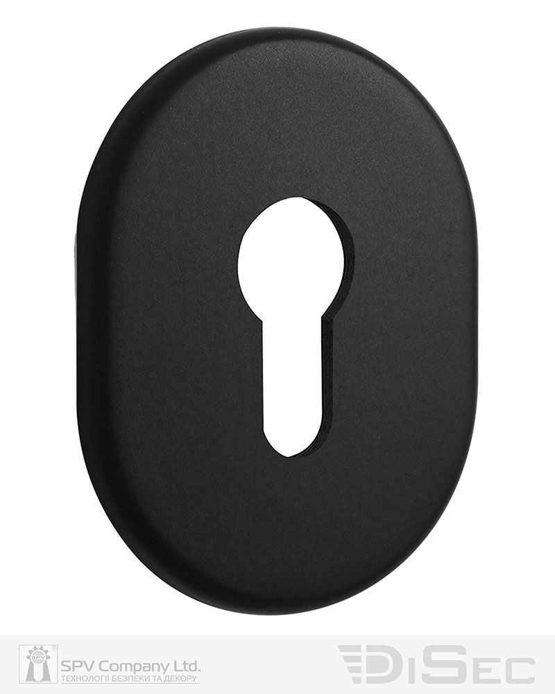 Фото Щиток DISEC     KT036 DIN OVAL     Фарба_чорна   N     Внутрішній в інтернет-магазині locksmaster.com.ua