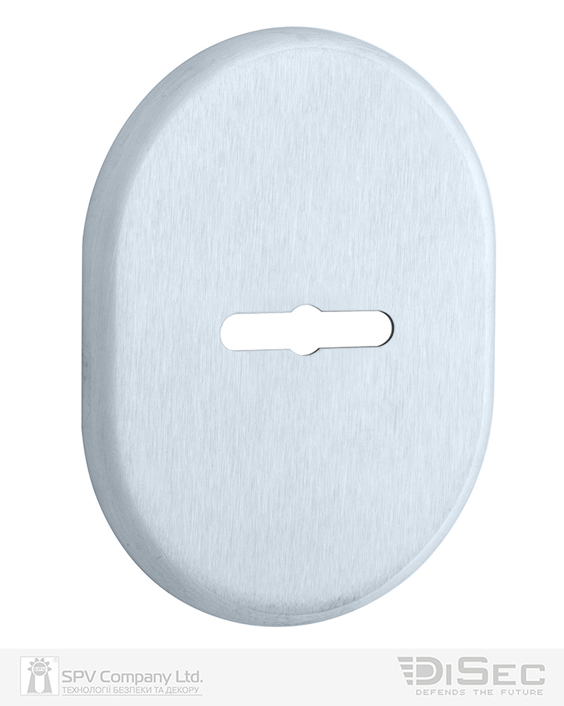 Фото Щиток DISEC     KT037 MATRIX OVAL     Хром_мат   T     Без шторки в інтернет-магазині locksmaster.com.ua