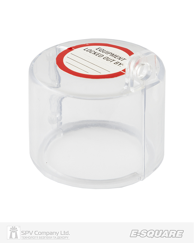 Фото Блокіратор E-SQUARE   для кнопки універсальний, до 50 мм, прозорий, комплект в інтернет-магазині locksmaster.com.ua