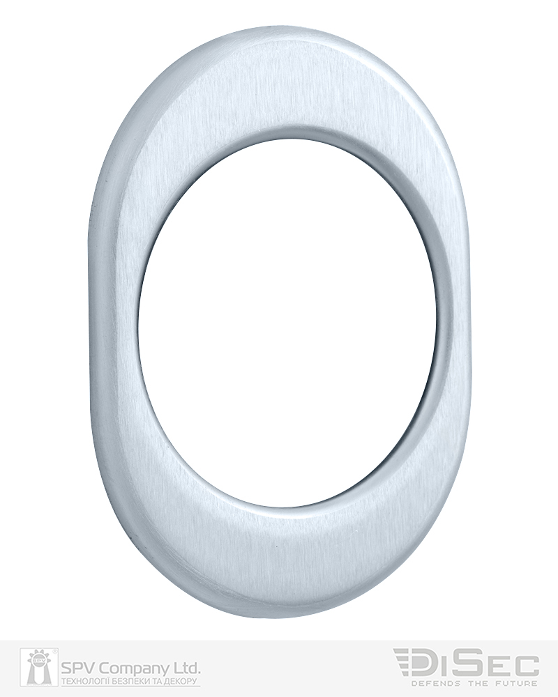 Фото Щиток DISEC     KT056   OVAL     Хром_мат   T       в інтернет-магазині locksmaster.com.ua