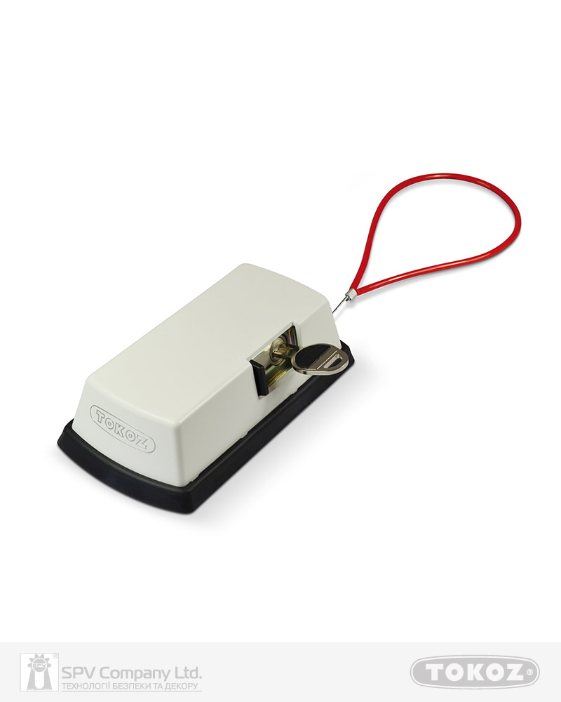 Фото Замок TOKOZ VAN VANLOCK PRO WHITE навісний на дверцята автомобіля           в інтернет-магазині locksmaster.com.ua
