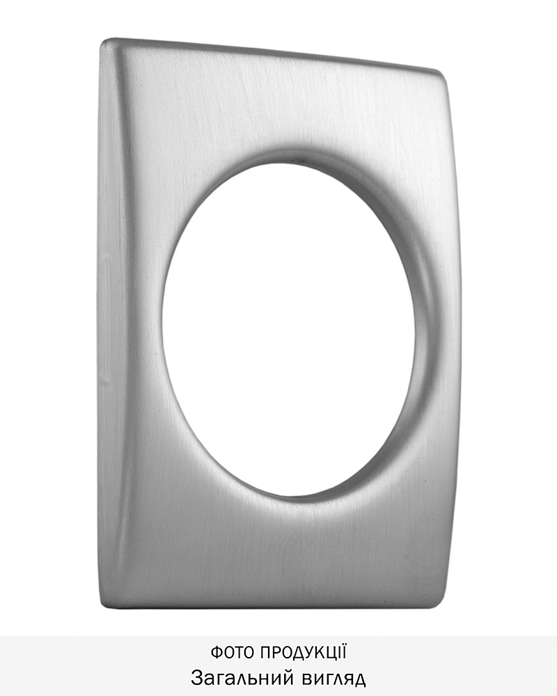 Фото Щиток DISEC     KT3485   RECTANGL     Нерж.сталь_мат   IT       в інтернет-магазині locksmaster.com.ua