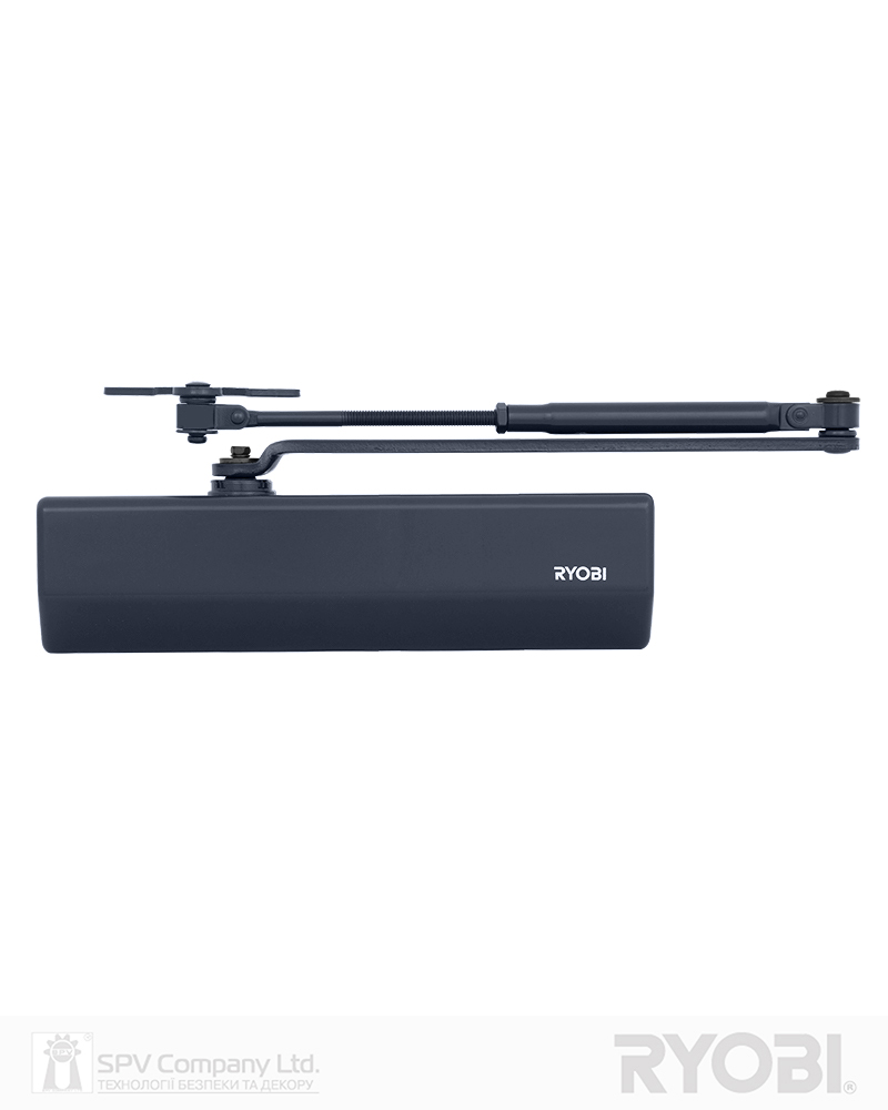 Фото Дотягувач накладний RYOBI 2550 D-2550 ANTHRACITE BC UNIV_ARM EN_1-4 до_80кг 1100мм   FIRE   в інтернет-магазині locksmaster.com.ua