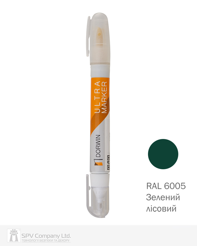 Фото Ретушуючий маркер DORWIN зелений_лісовий RAL 6005     в інтернет-магазині locksmaster.com.ua