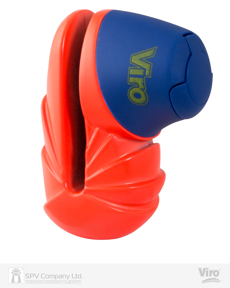 Фото Замок VIRO MOTO ARMADILLO ORANGE       3KEY       в інтернет-магазині locksmaster.com.ua