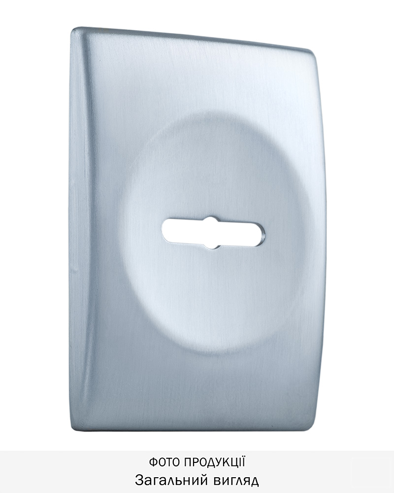Фото Щиток DISEC     KT3766 MATRIX RECTANGL     Хром_мат   T     Без шторки в інтернет-магазині locksmaster.com.ua
