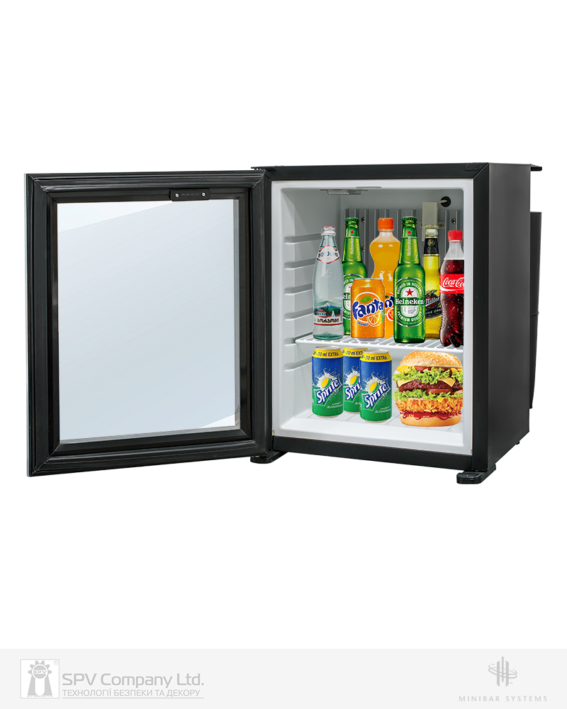 Фото Мінібар готельний MINIBAR SYSTEMS Primo+ 20 20л Скляні з алюмінієвою рамою UNIV без замка в інтернет-магазині locksmaster.com.ua