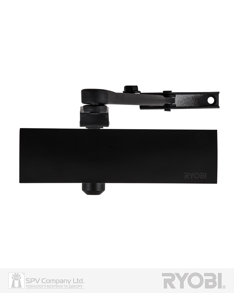 Фото Дотягувач накладний RYOBI 1200 D-1200 BLACK   STD_ARM EN_2/3/4 80кг 1100мм   FIRE   в інтернет-магазині locksmaster.com.ua