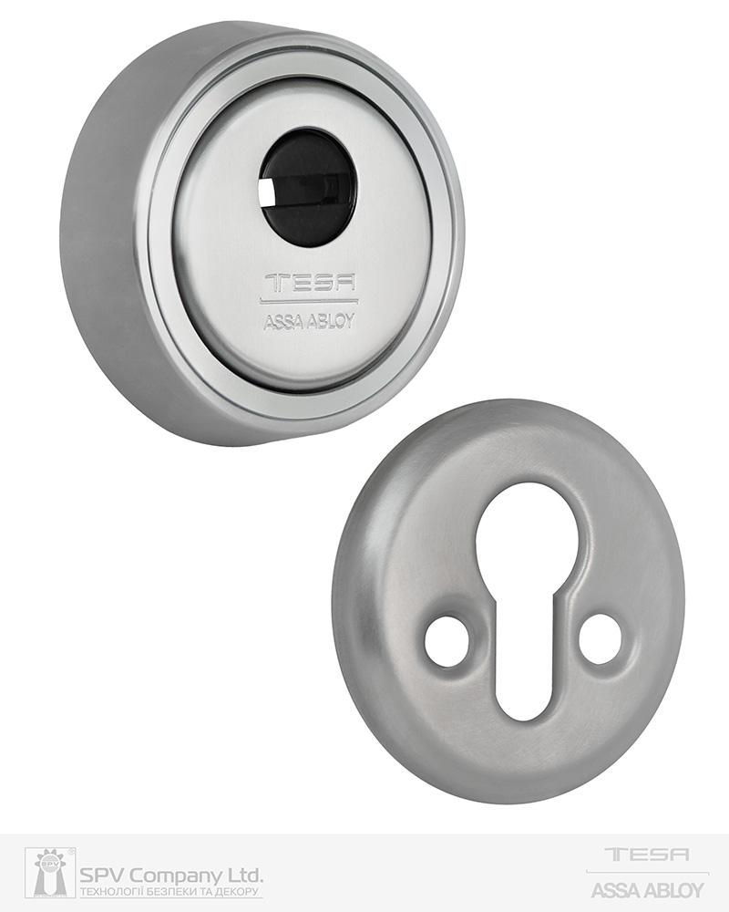 Фото Протектор TESA   E900   DIN ROUND 23мм 38-45мм Нерж.сталь_мат 3клас NEREZ_MAT     Комплект в інтернет-магазині locksmaster.com.ua