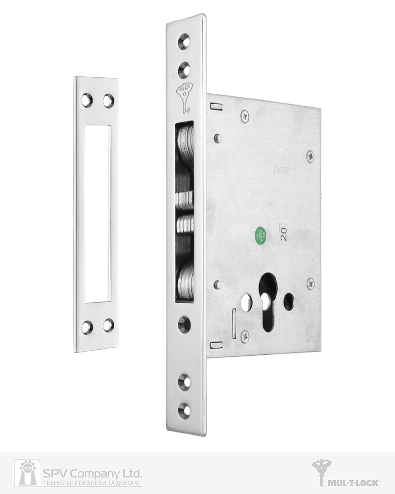 Фото Замок врізний MUL-T-LOCK 1-WAY DIN 352K NC UNIV   BS60мм                 SP в інтернет-магазині locksmaster.com.ua