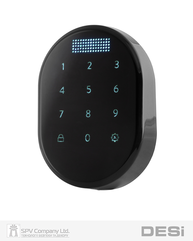 Фото Зчитувач електронний  DESi   Keypad чорний доступ за кодом в інтернет-магазині locksmaster.com.ua