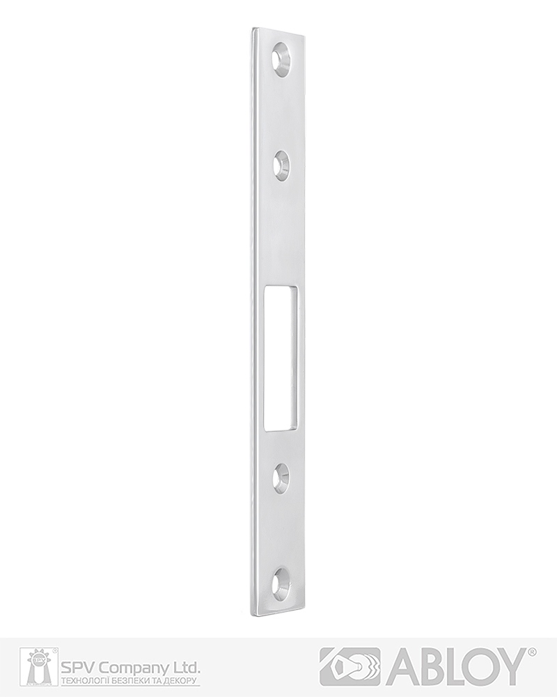 Фото Зворотна планка ABLOY 4613     пряма UNIV SCAND     ST/CR 24,5x152x2,5мм   в інтернет-магазині locksmaster.com.ua
