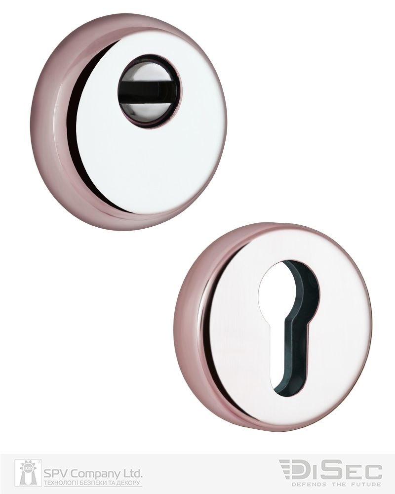 Фото Протектор DISEC     BD54 DIN ROUND 13мм 70мм Хром_полірований 3клас C     Комплект в інтернет-магазині locksmaster.com.ua