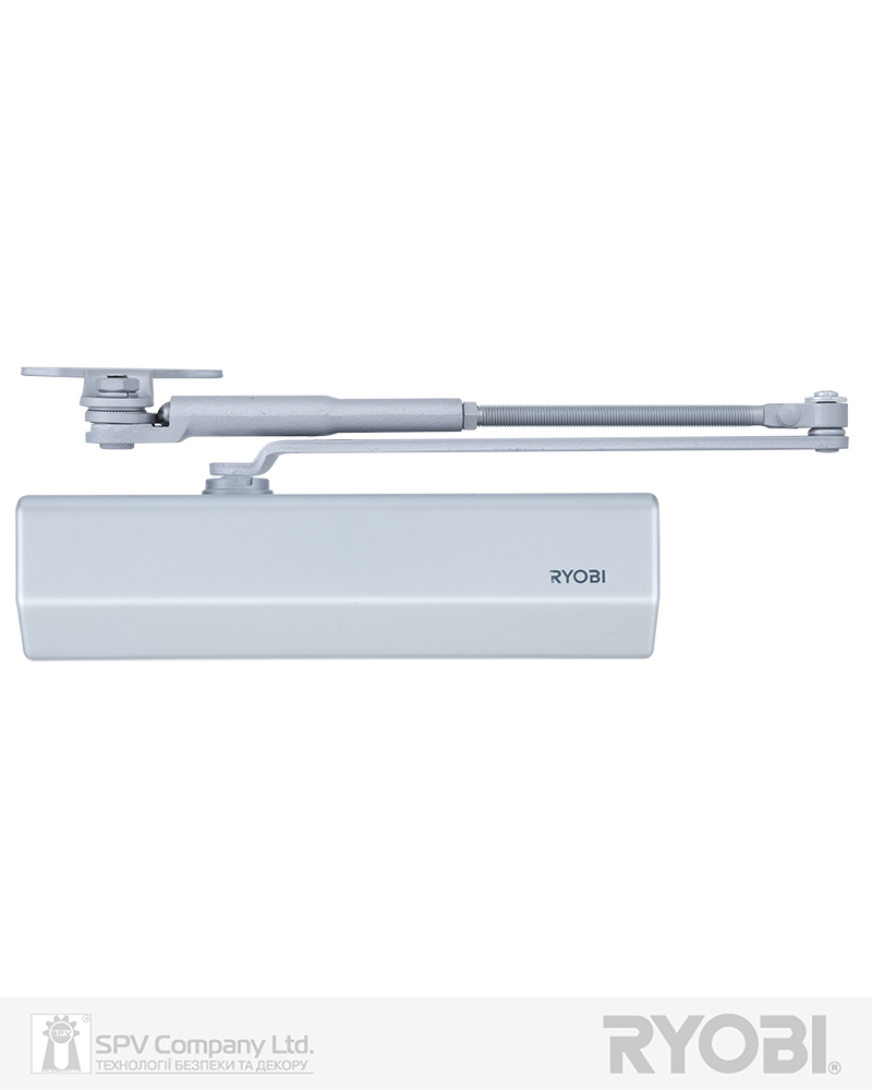Фото Дотягувач накладний RYOBI 2000 DS-2055P SILVER BC PRL_HO_ARM EN_4 до_80кг 1100мм       в інтернет-магазині locksmaster.com.ua