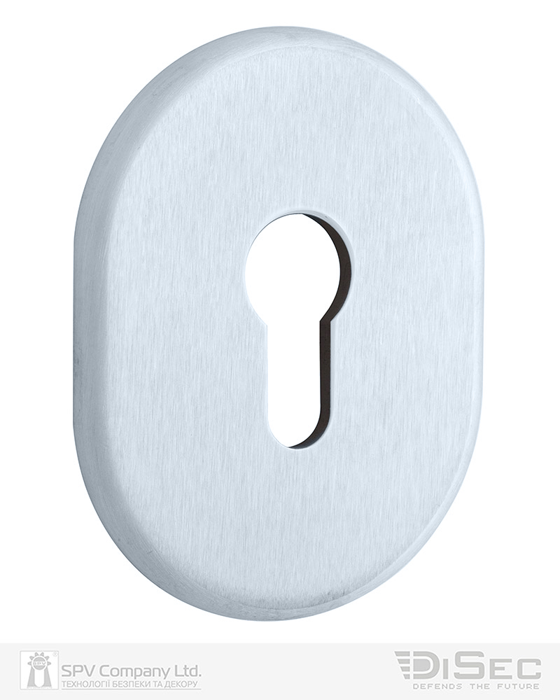 Фото Щиток DISEC     KT036 DIN OVAL     Хром_мат   T       в інтернет-магазині locksmaster.com.ua