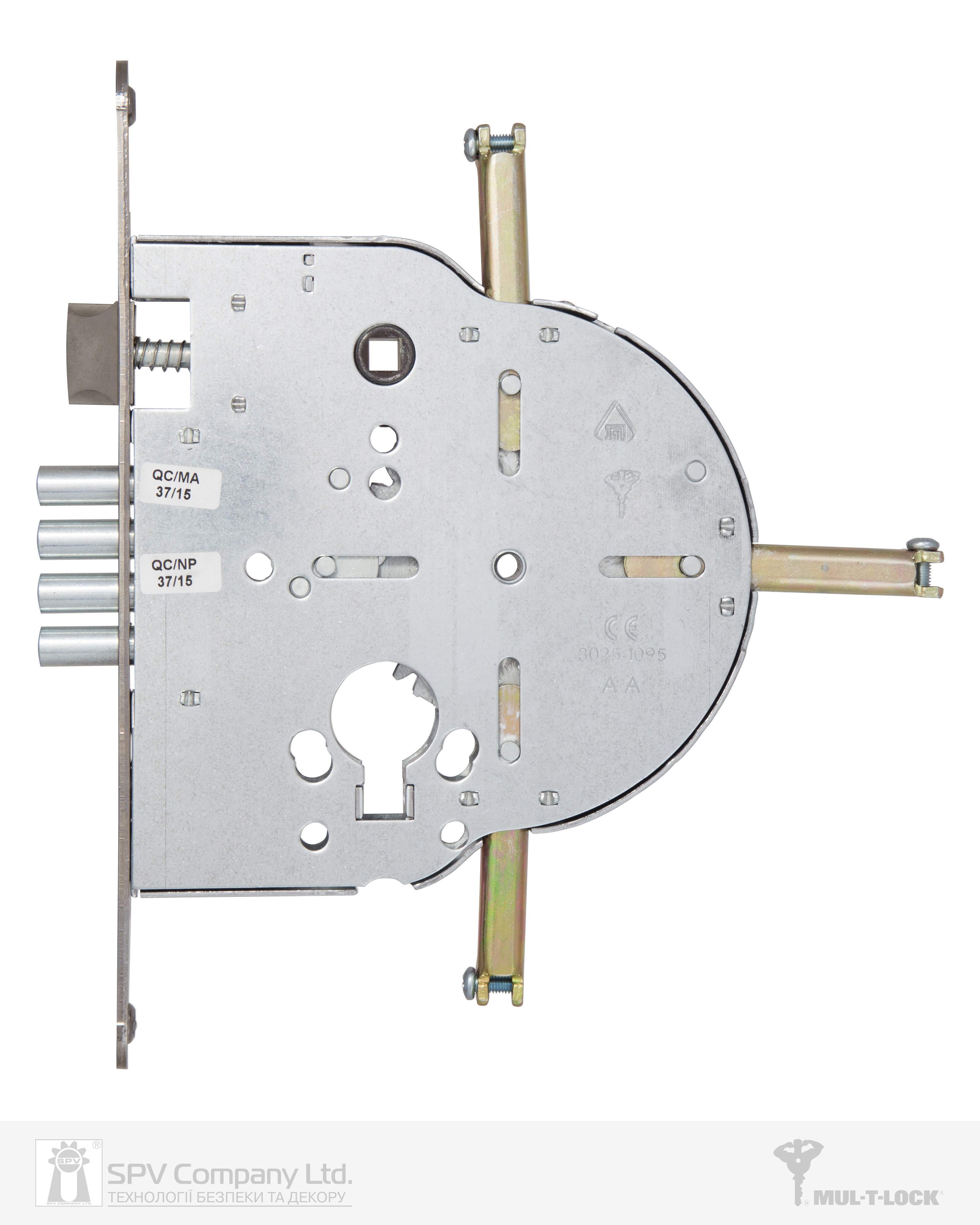 Фото Замок врізний MUL-T-LOCK 4-WAY DIN M265 CR UNIV   BS65мм 90мм               w/o_SP в інтернет-магазині locksmaster.com.ua
