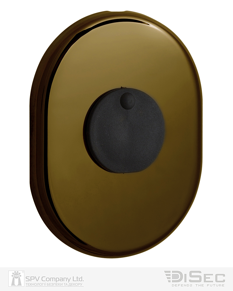 Фото Щиток DISEC     KT088 MATRIX OVAL     Бронза_PVD   B     З шторкою в інтернет-магазині locksmaster.com.ua