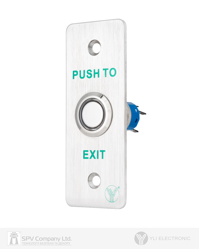 Фото Кнопка виходу YLI PBK-814A(LED)           в інтернет-магазині locksmaster.com.ua