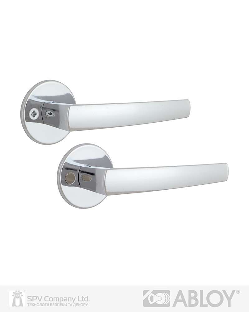 Фото Ручка дверна ABLOY POLARITA 16/001 mov-mov FIN ROUND   Хром_полірований 40мм наскрізь Polarita ZN_CR Комплект в інтернет-магазині locksmaster.com.ua