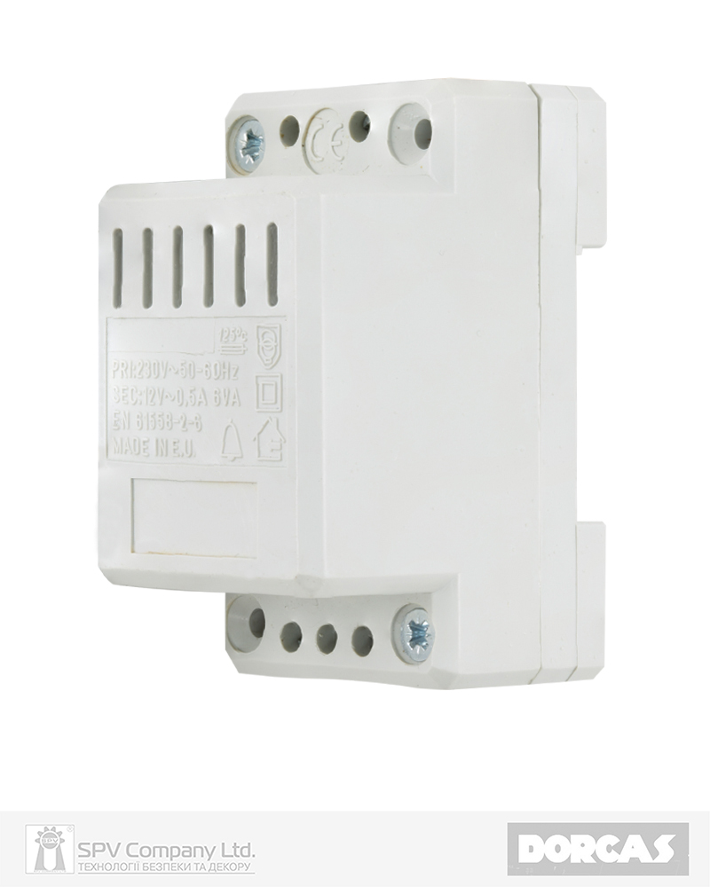 Фото Блок живлення DORCAS TF/1 12VAC 0,5A   в інтернет-магазині locksmaster.com.ua