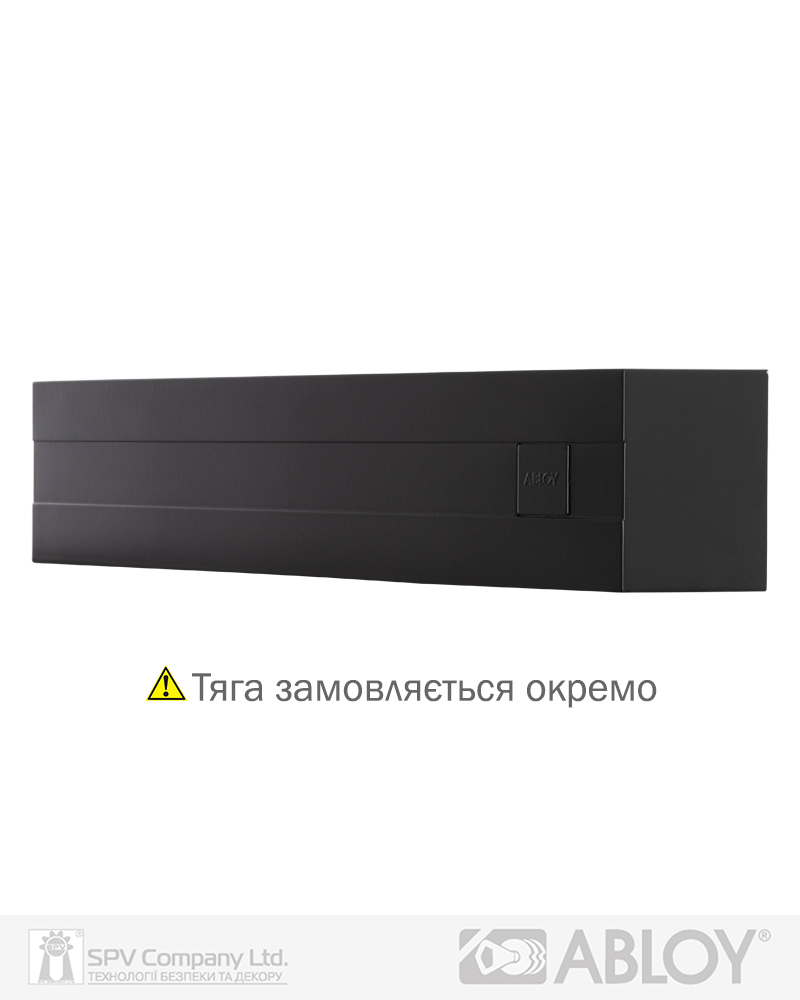 Фото Дотягувач накладний ABLOY R&P DC240 BLACK BC W/O_ARM EN_2-6 до_120кг 1400мм   FIRE в інтернет-магазині locksmaster.com.ua