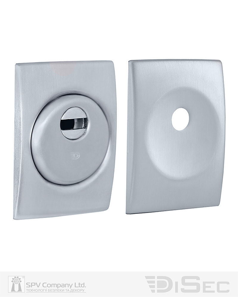 Фото Протектор DISEC   SFERIK BD+ DIN RECTANGL 25мм   Хром_мат 3клас T     Комплект штоковий в інтернет-магазині locksmaster.com.ua