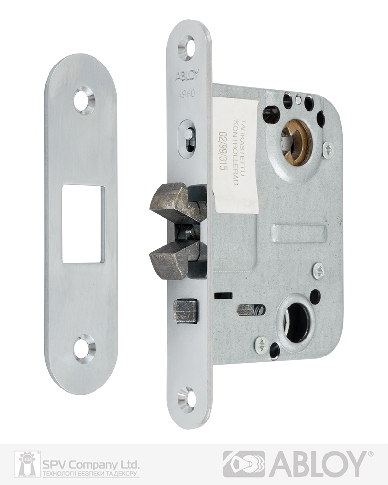 Фото Замок врізний ABLOY 1-WAY FIN 4960 CR   UNIV BS50мм 69мм               SP в інтернет-магазині locksmaster.com.ua