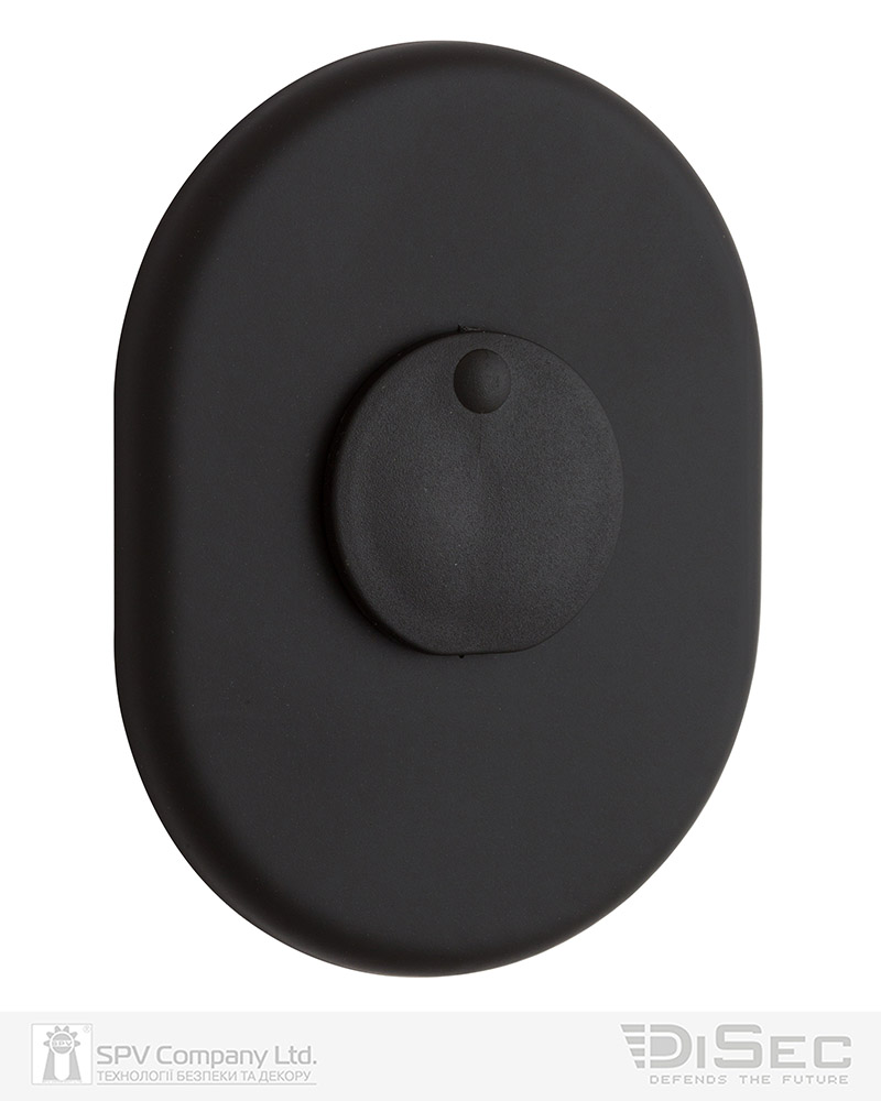 Фото Щиток DISEC     KT088 MATRIX OVAL     Фарба_чорна   N     З шторкою в інтернет-магазині locksmaster.com.ua