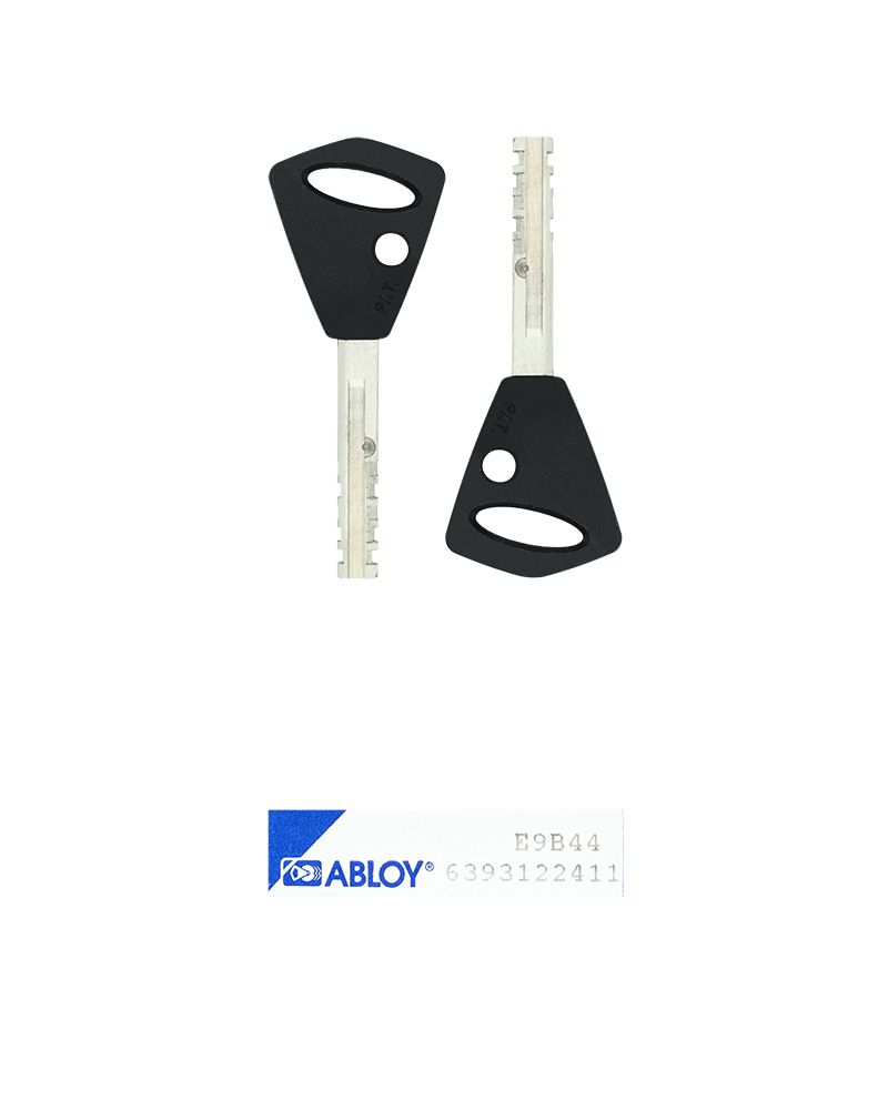 Фото Комплект ключів ABLOY EXEC 2KEY+CARD E1B44 35мм FIN 11DISCS NSi 26мм     EXC_E(BLACK) в інтернет-магазині locksmaster.com.ua